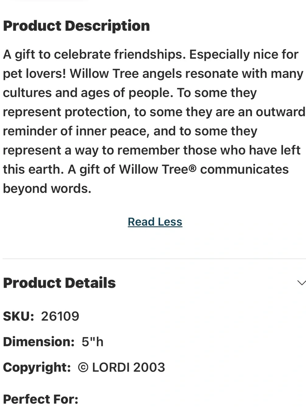 Willow Tree “With Affection” Cat 2003 By Susan Lordi Demdaco - Picture 10 of 10